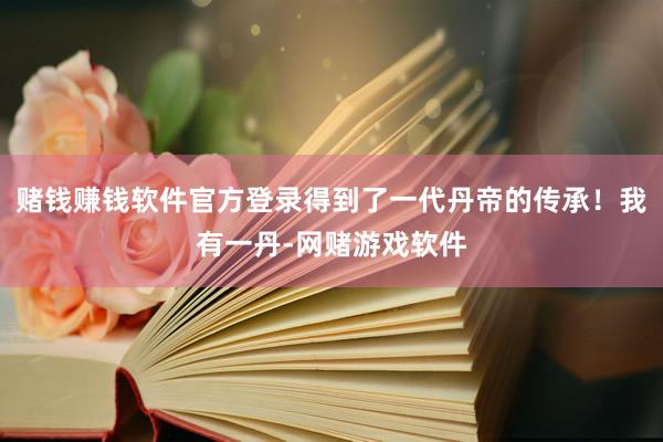 赌钱赚钱软件官方登录得到了一代丹帝的传承！我有一丹-网赌游戏软件