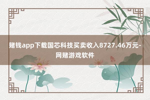 赌钱app下载国芯科技买卖收入8727.46万元-网赌游戏软件