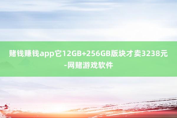 赌钱赚钱app它12GB+256GB版块才卖3238元-网赌游戏软件