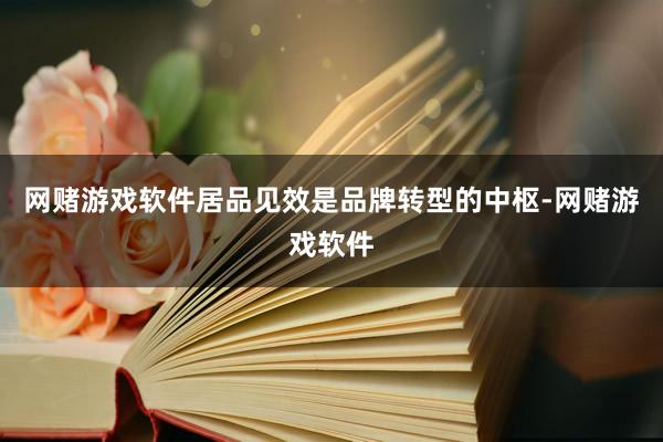 网赌游戏软件居品见效是品牌转型的中枢-网赌游戏软件